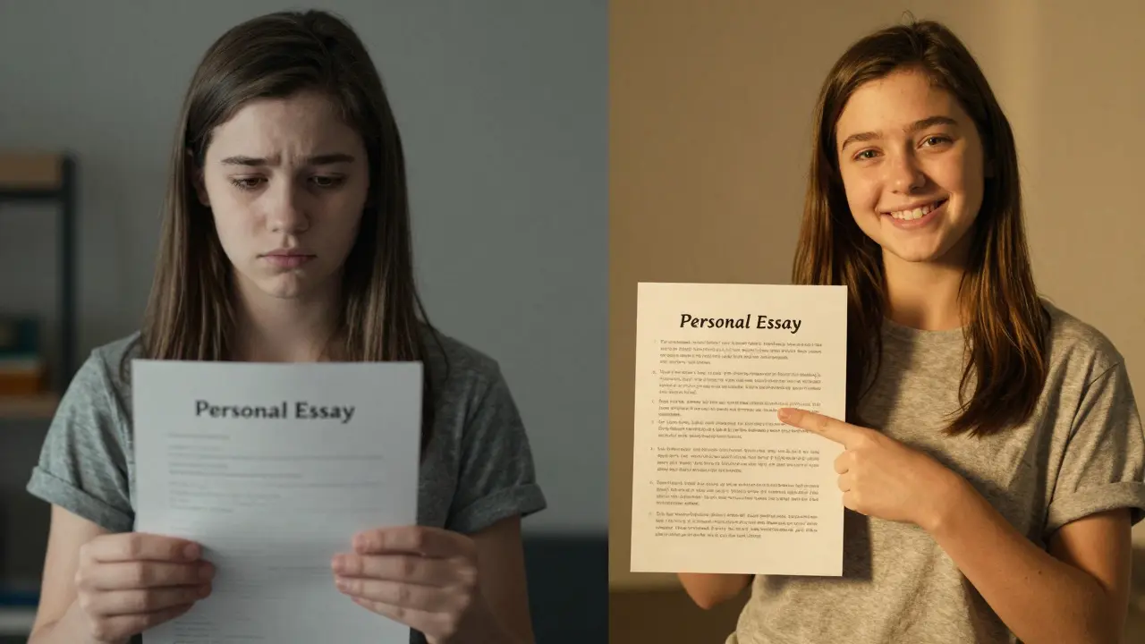 A student transforms from overwhelmed to confident as they rewrite their personal story.