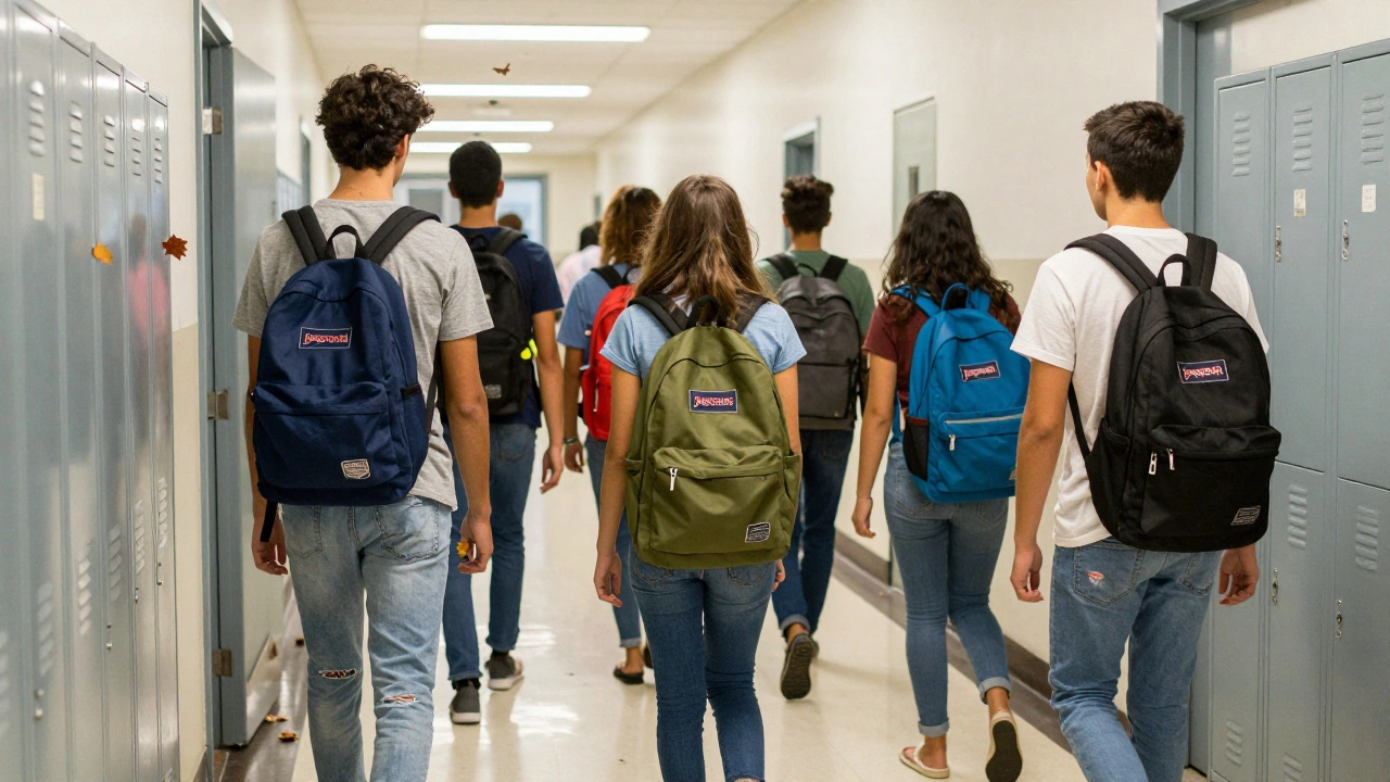 Why Do High School Seniors Wear Kids Backpacks?